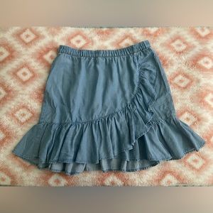 Trumpet Denim Skirt